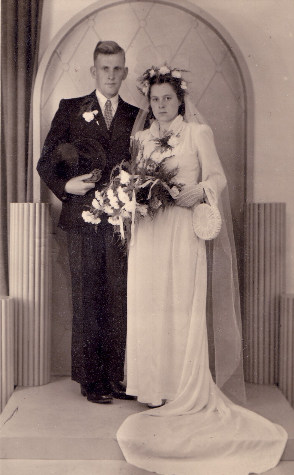 Huwelijk Arij M. Keijzer en Clazina M. Snoey (1947)