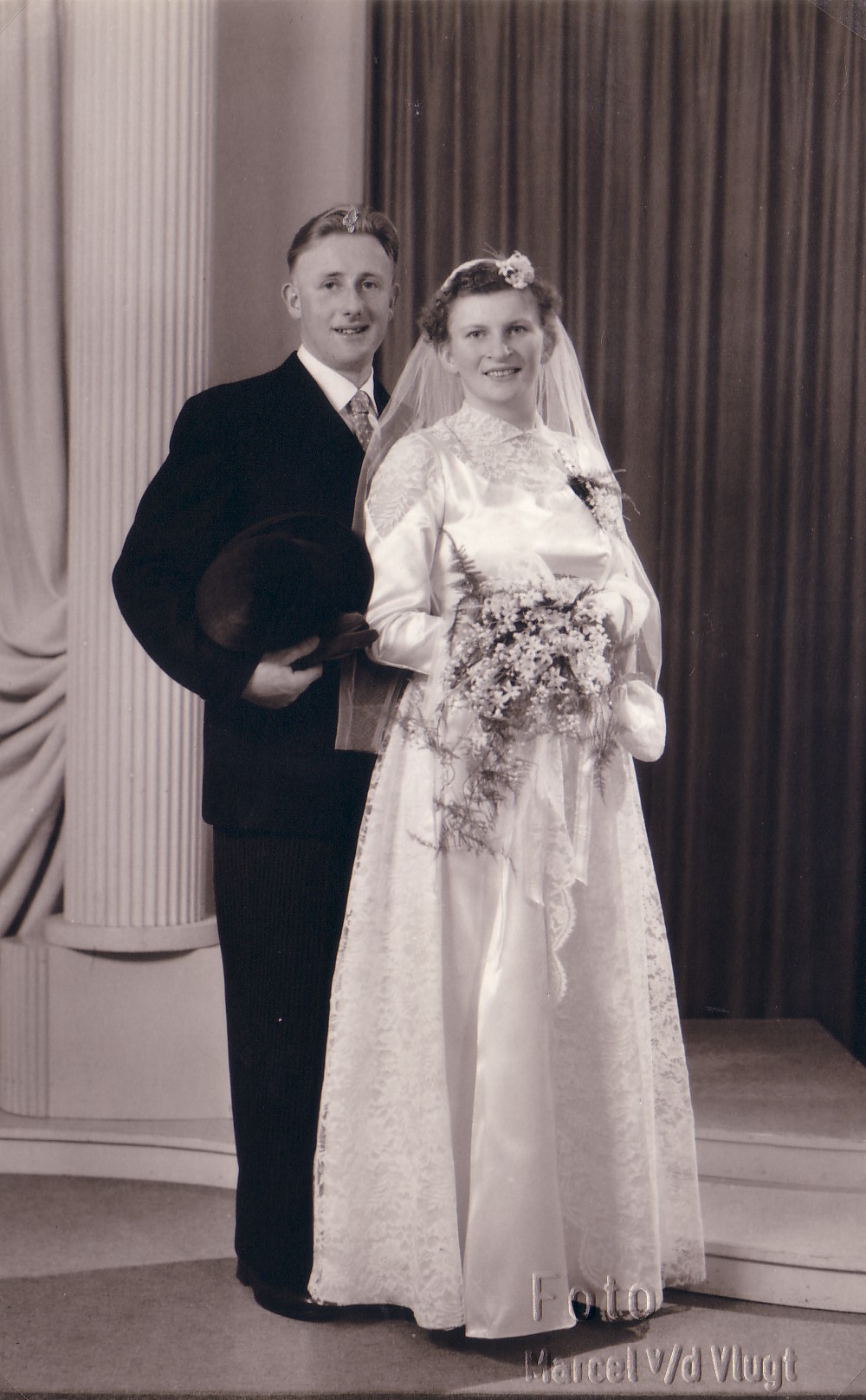Huwelijk Cees Scheffers en Janna M. Keijzer (1956)