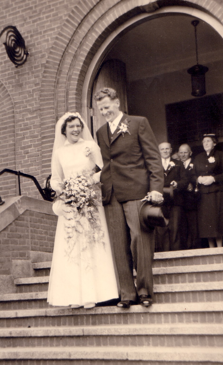 Huwelijk Christiaan Keijzer en Magthilda van Eijmeren (1956)