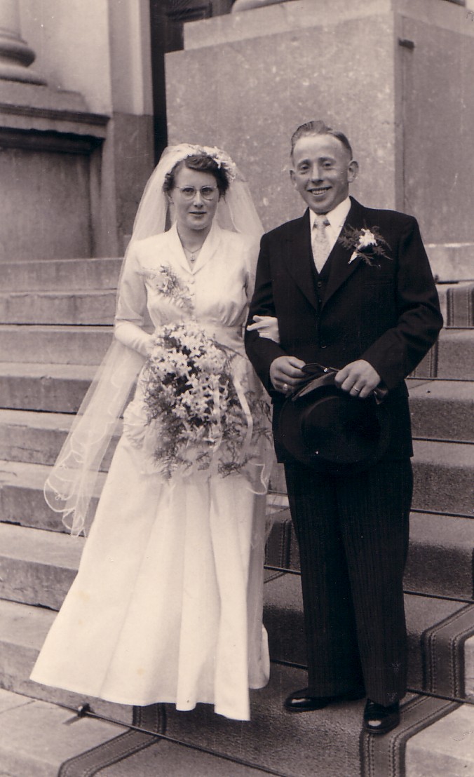 Huwelijk Dirk Keijzer en Maaike L. de Vogel (1952)