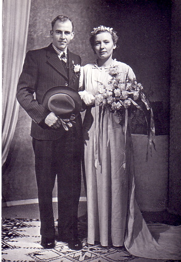 Huwelijk Leentje Hoogenraad en Lourens Herbert (1947)