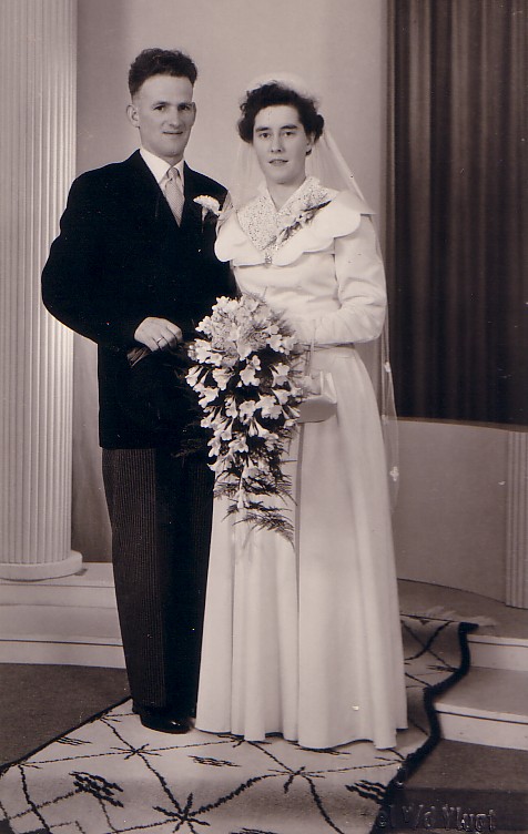 Huwelijk Pieter A Herbert en Trijntje Rensen (ca. 1955)