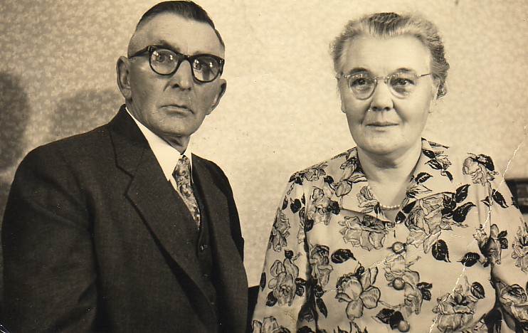 Pieter Romein en Elisabeth Boers op latere leeftijd
