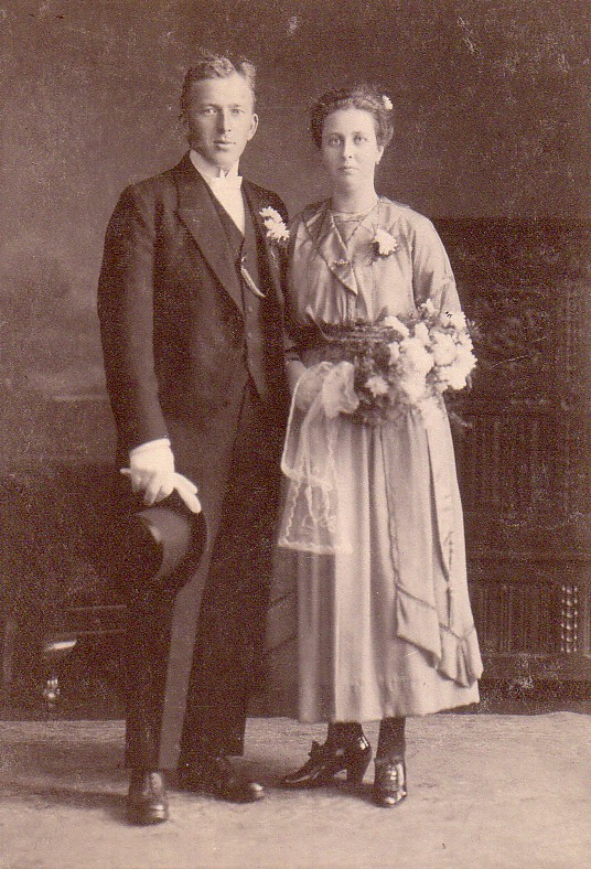 Huwelijk Jan Romein en Johanna Brandhorst (1921)