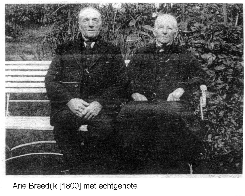 Arie Breedijk en Geertruida Vroege