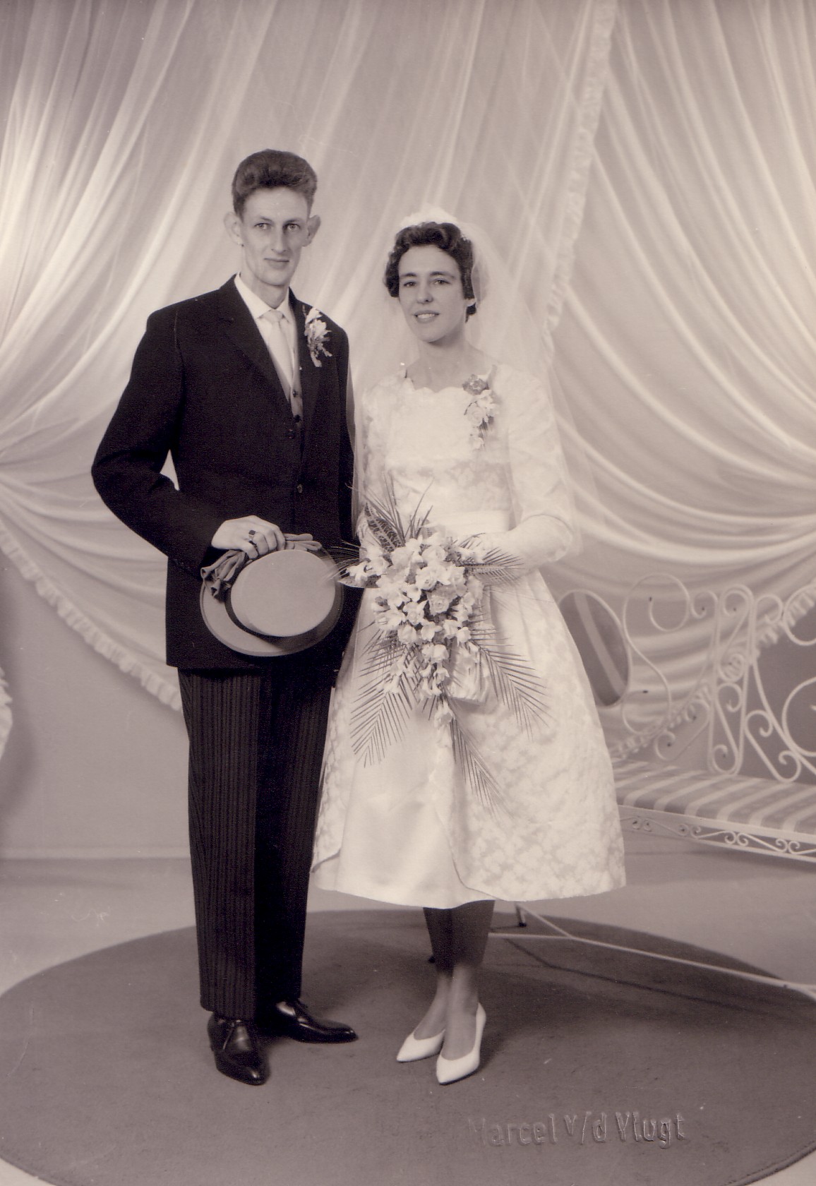 Huwelijk Hendrina M. van Eijmeren en Dirk van Velden (1961)