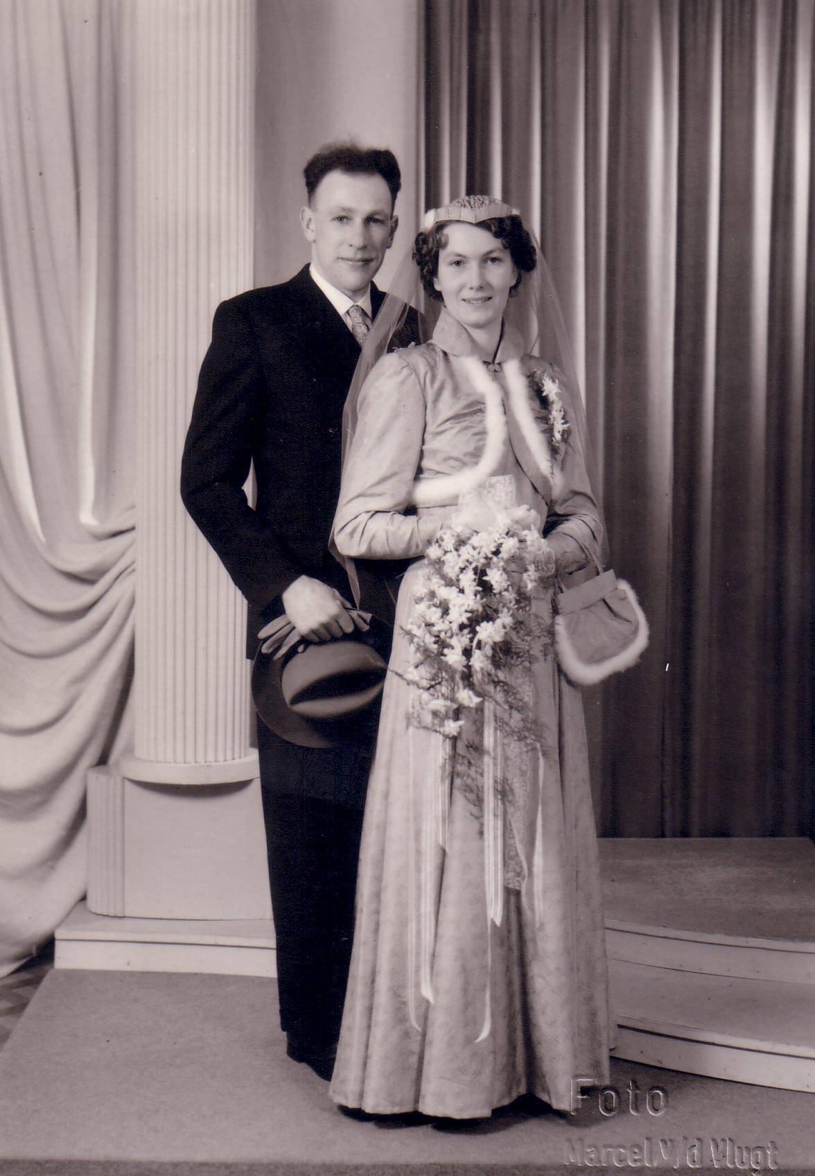 Huwelijk Hendrik van Eijmeren en Wilhelmina Stolze (1957)